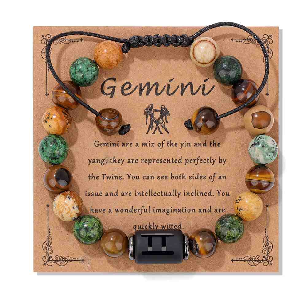 Gemini Zodiac Lucky Bracelet