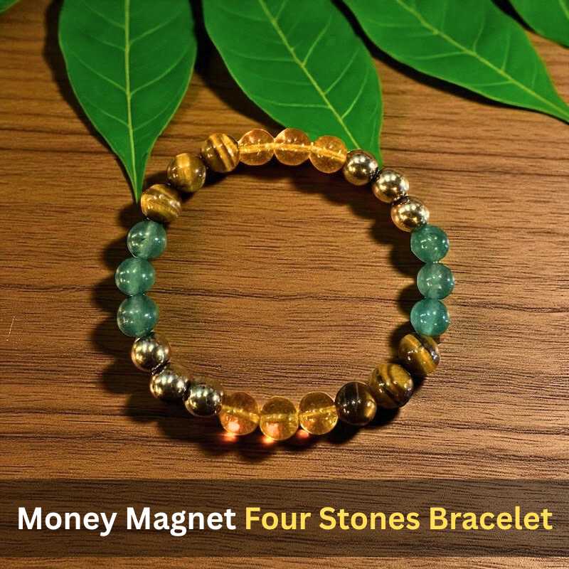 Four stones Money Magnet bracelet