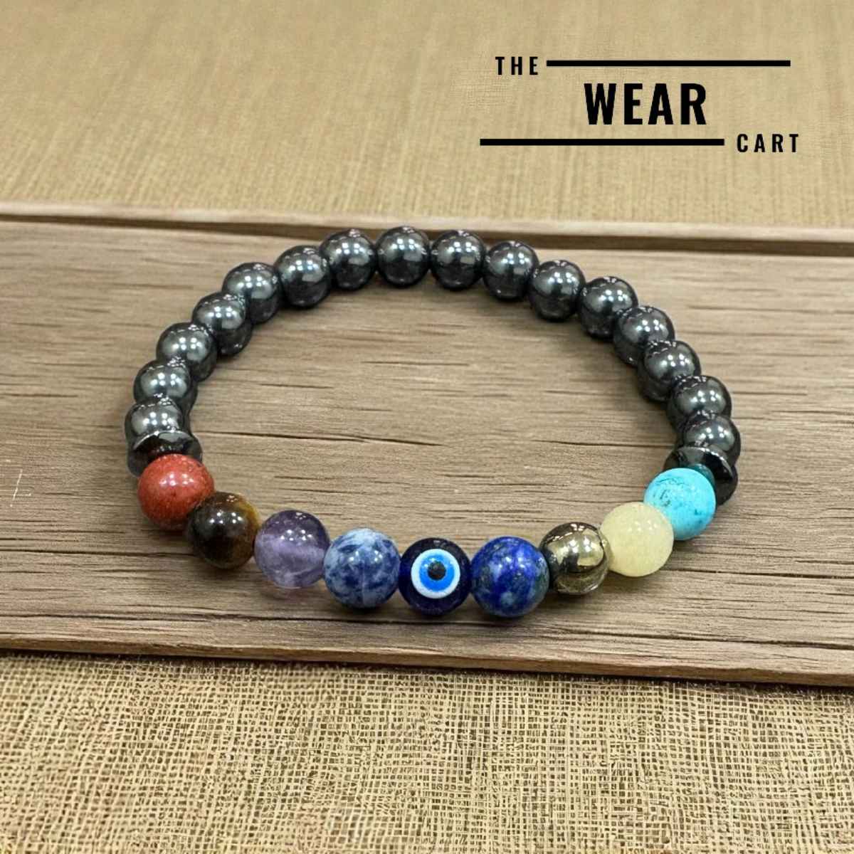 Hematite 7 chakra bracelet