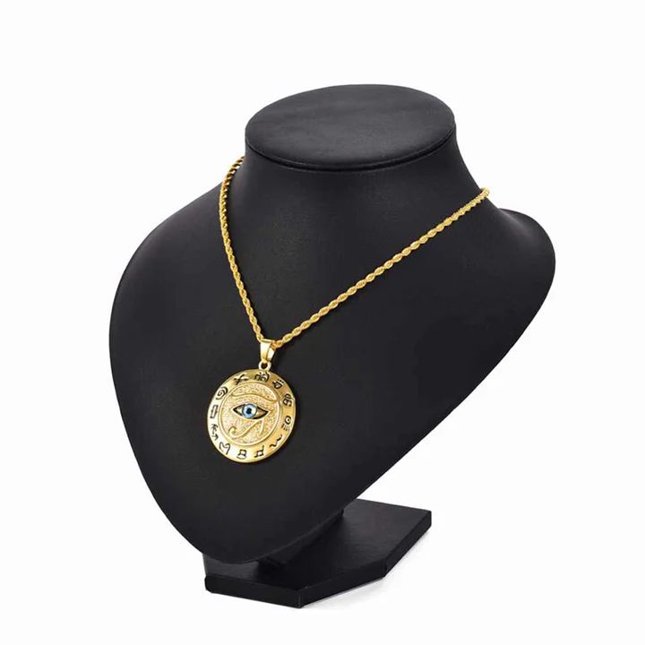 Eye of Horus Protection Necklace golden Pendant