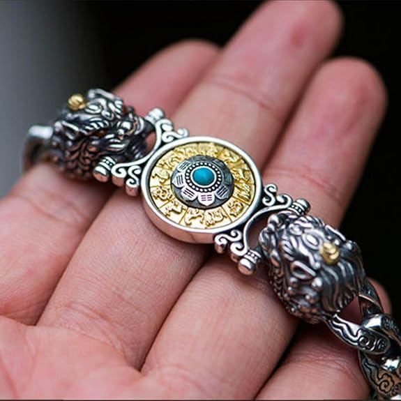 Double Pixiu Chakra Cuban Bracelet