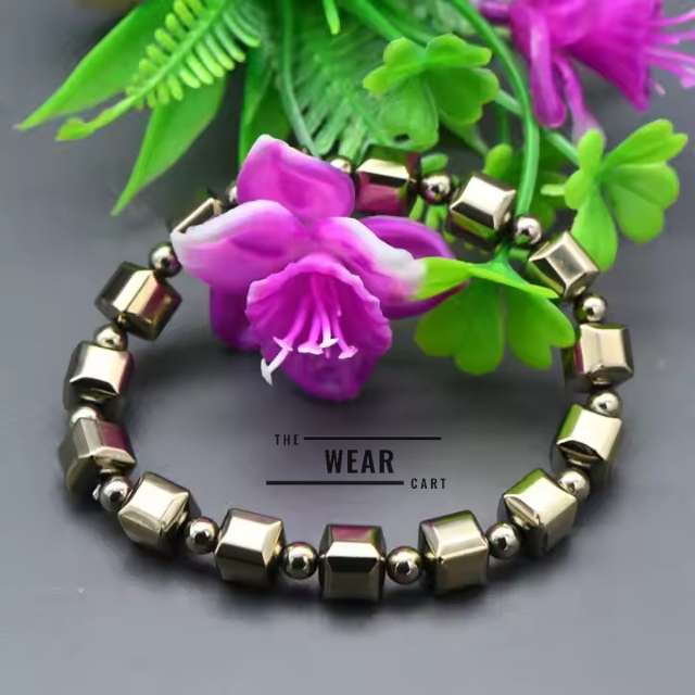 Pyrite Cube Money Magnet Lucky Bracelet