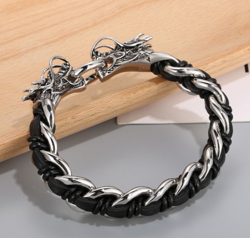 Dual Dragon Sovereign Bracelet
