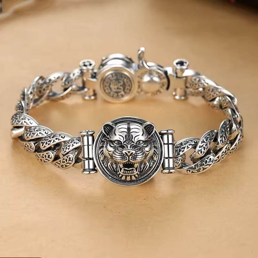 Tiger Retro Tang Grass Rotated Bracelet