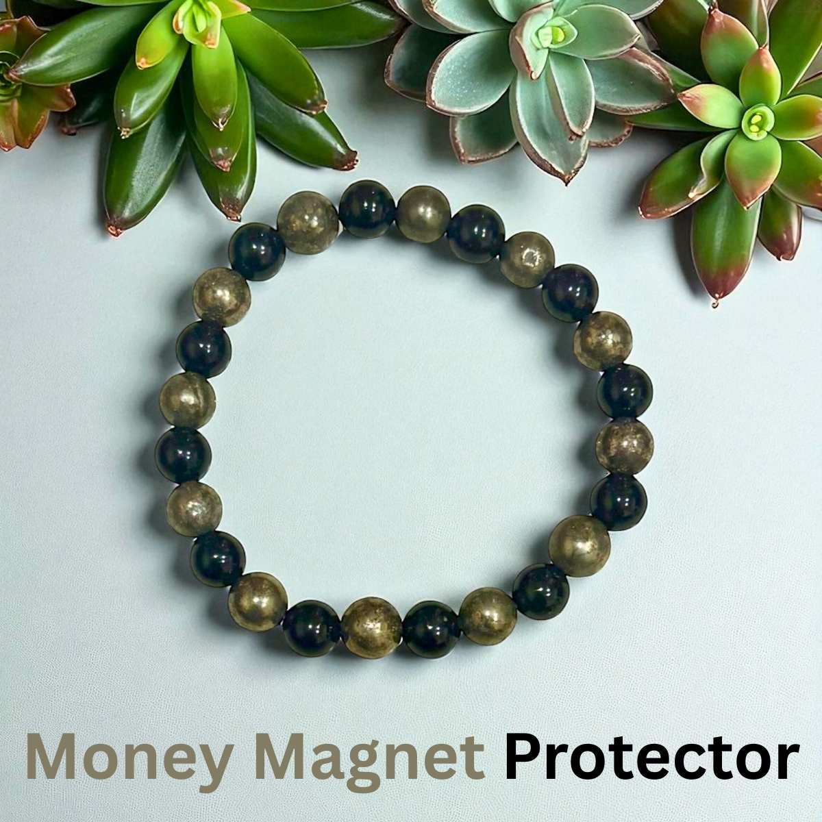 Pyrite Obsidian Bracelet