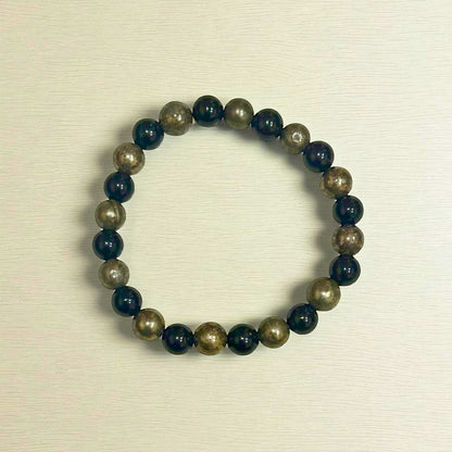 Pyrite Obsidian Bracelet