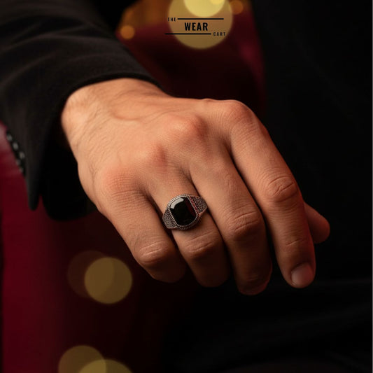 Premium Black stone ring