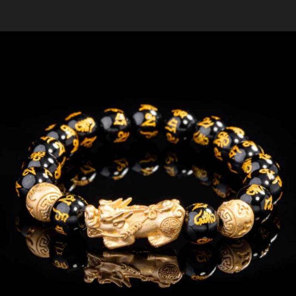 Feng Shui Black Obsidian Wealth Bracelet