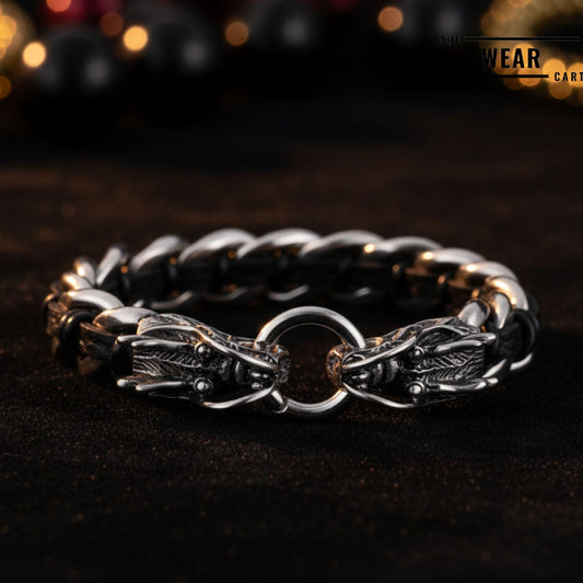 Dual Dragon Sovereign Bracelet