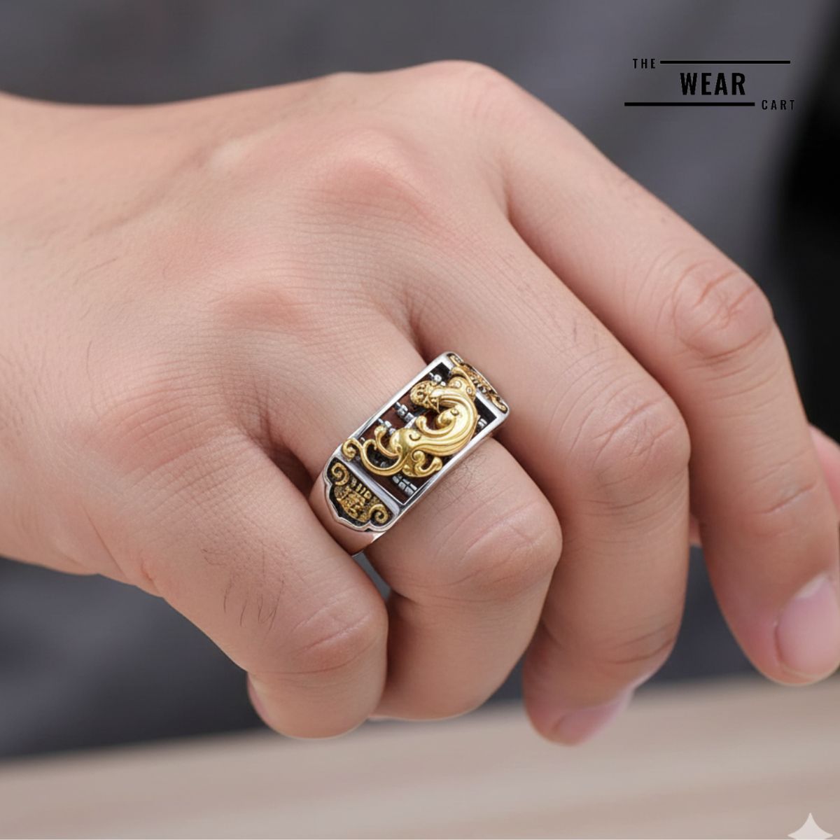 Feng Shui Pixiu Ring for Men & Women