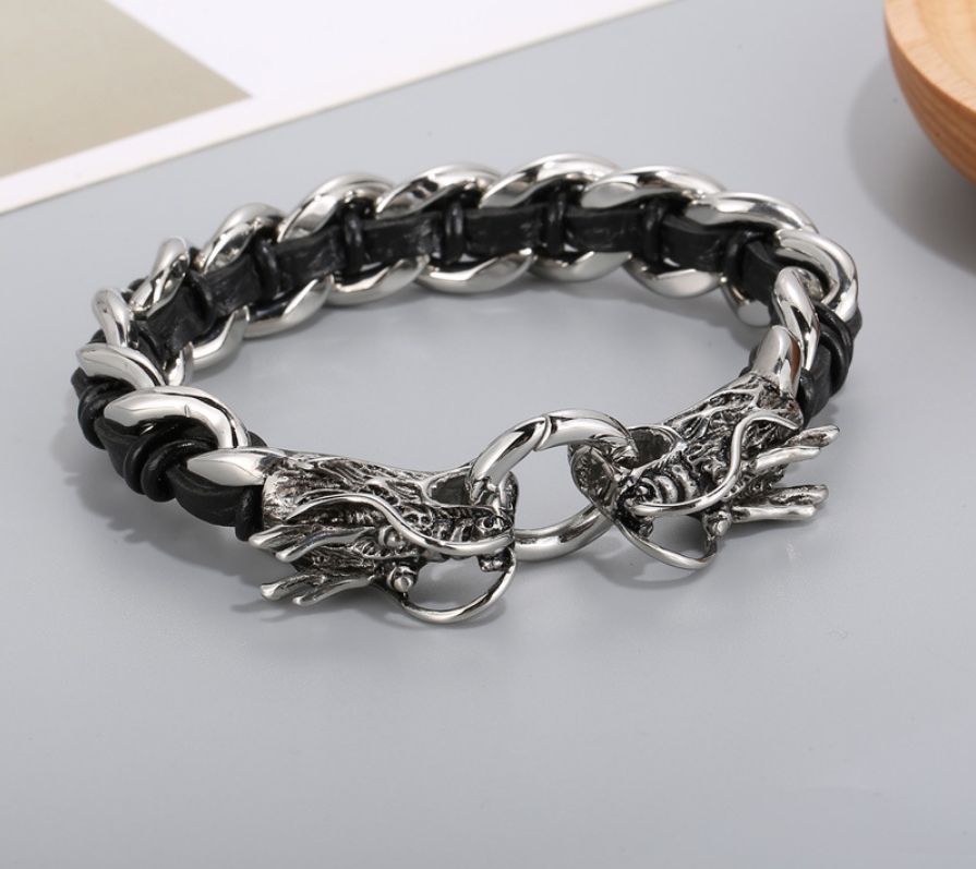 Dual Dragon Sovereign Bracelet