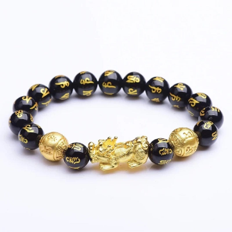 Feng Shui Black Obsidian Wealth Bracelet