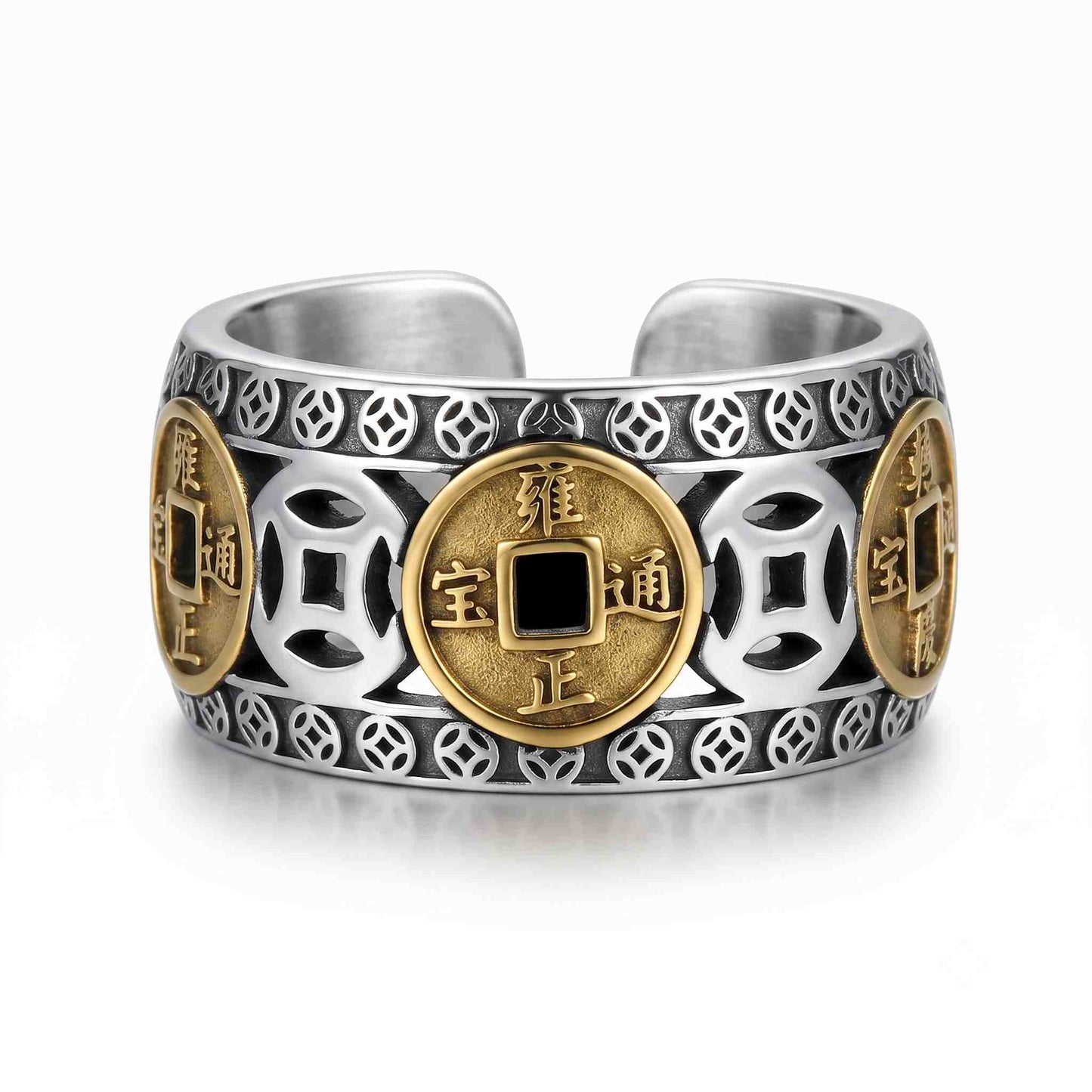 Feng shui Five Emperor Ring – Adjustable