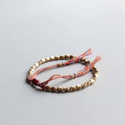 Tibetan Copper Beads Bracelet