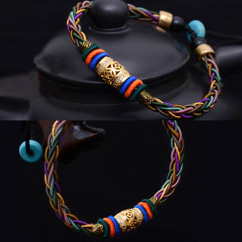 Tibetan Vajra Knot Bracelet for Men and Women - Adjustable