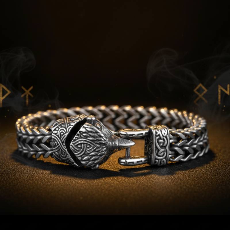 wolf vintage Chain Bracelet